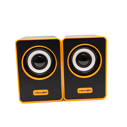 Mikuso 2.0 dual speaker Black/Orange [SPK-049 BK/OR]