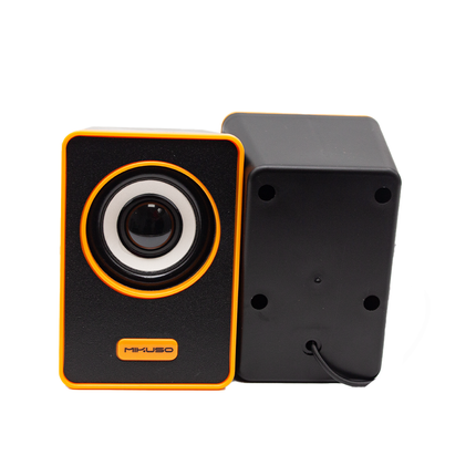 Mikuso 2.0 dual speaker Black/Orange [SPK-049 BK/OR]