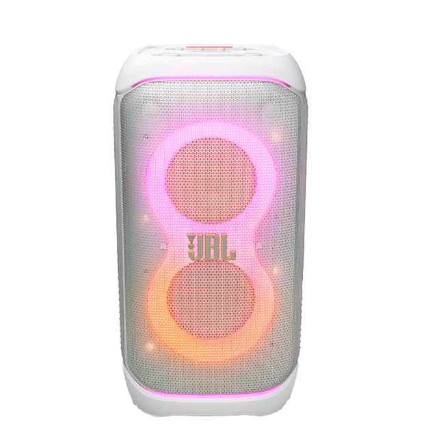 JBL Partybox Portable Speaker - White [STAGE320]