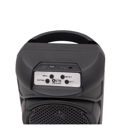 STB 6'' BT/FM/MIC/USB/ Portable Speaker [STB-2125T]