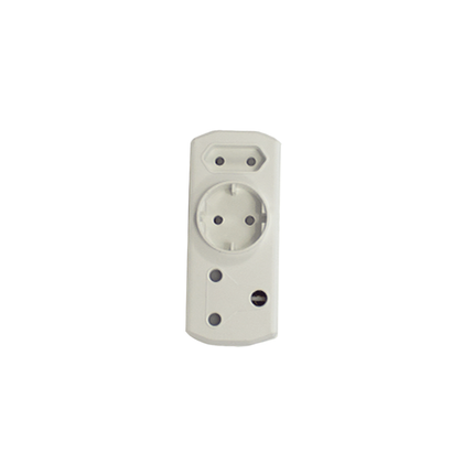 TT-F03-A012 Target Electrical 3 way Multiplug Adapter  1 x 5A 1 x 16A 3 pin &amp;1 x 5A EU 2 pin Schuko p