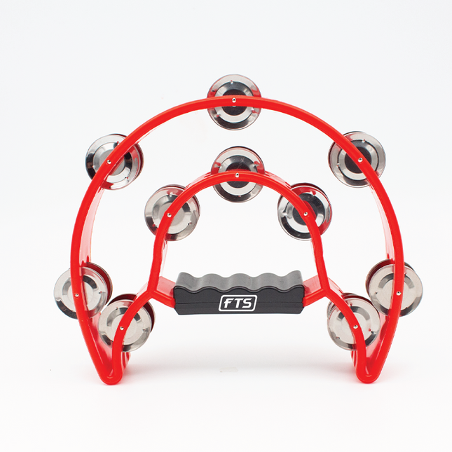 FTS Double Row Tambourine Red [FTS-JT-TX9-20 RD]