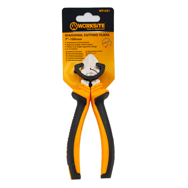 WT1021 7''/180mm Diagonal Cutter Pliers