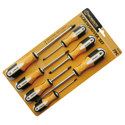 WorkSite 7Pcs Screwdriver Set [WT1606]