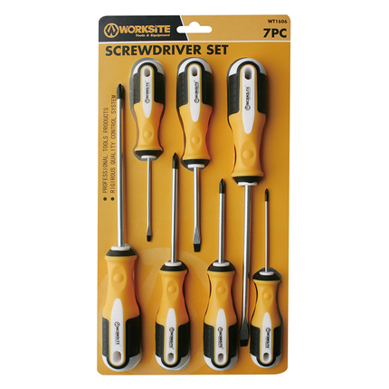 WorkSite 7Pcs Screwdriver Set [WT1606].