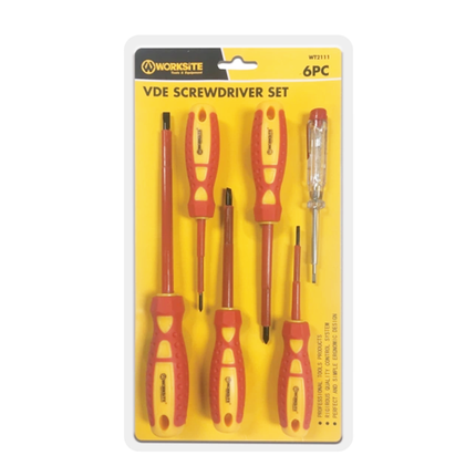 WorkSite 6pcs Screwdriver Set [WT2111]