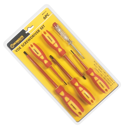 WorkSite 6pcs Screwdriver Set [WT2111]