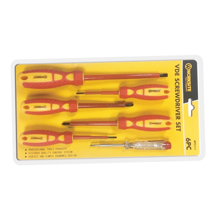 WorkSite 6pcs Screwdriver Set [WT2111]