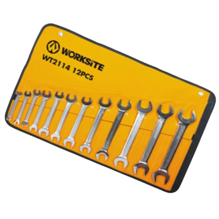 WorkSite 12Pcs Double Open-End Wrench Set [WT2114]