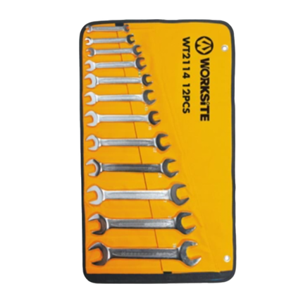 WorkSite 12Pcs Double Open-End Wrench Set [WT2114]