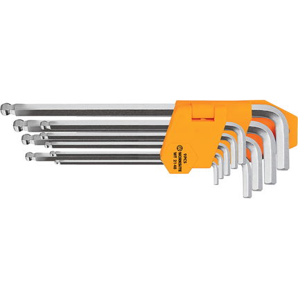 WorkSite  9Pcs Ball Point Hex Key Set [WT2148].