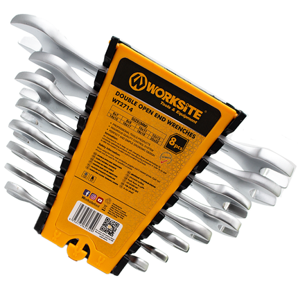 WorkSite 8pcs Double Open End Wrenches [WT2714]