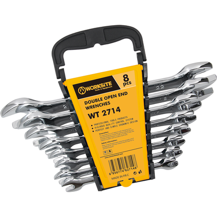 WorkSite 8pcs Double Open End Wrenches [WT2714].