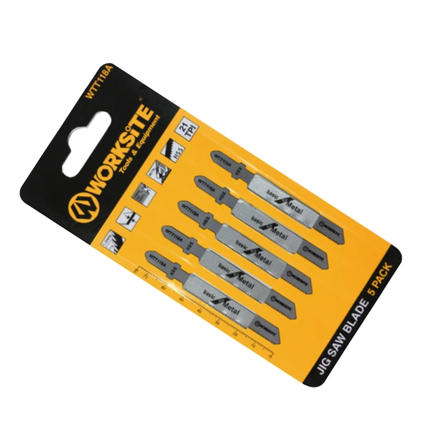 WorkSite 5Pcs Jig Saw Blade Basic for metal [WTT118A]