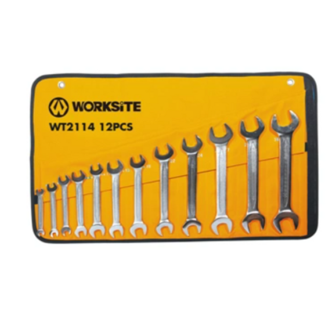 WorkSite 12Pcs Double Open-End Wrench Set [WT2114]