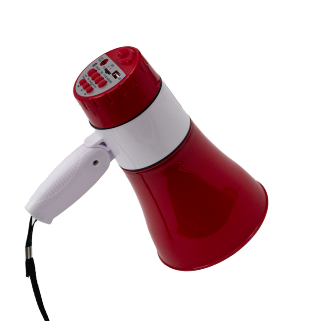 Stewart Small Megaphone Red/White [XB-180D-BT RD/WH]