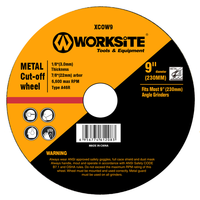 WorkSite 230mm Grinding Wheel [XCOW9].