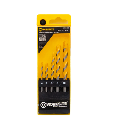 WorkSite 5pcs Masonry Drill Bits Set [XMDB05S]