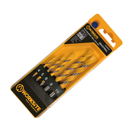 WorkSite 5pcs Masonry Drill Bits Set [XMDB05S]