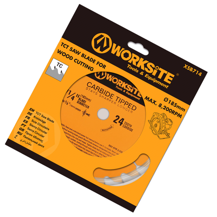 WorkSite 185mm TCT Saw Blade [XSB714]