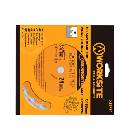 WorkSite 185mm TCT Saw Blade [XSB714]