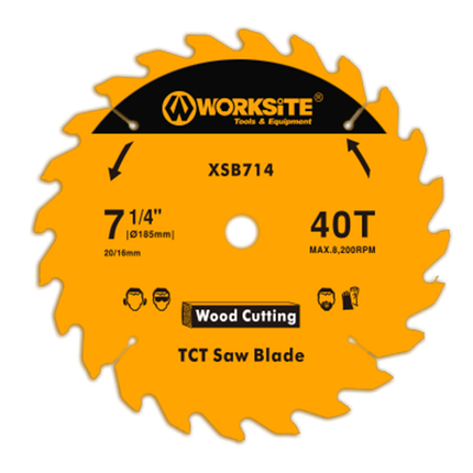 WorkSite 185mm TCT Saw Blade [XSB714].