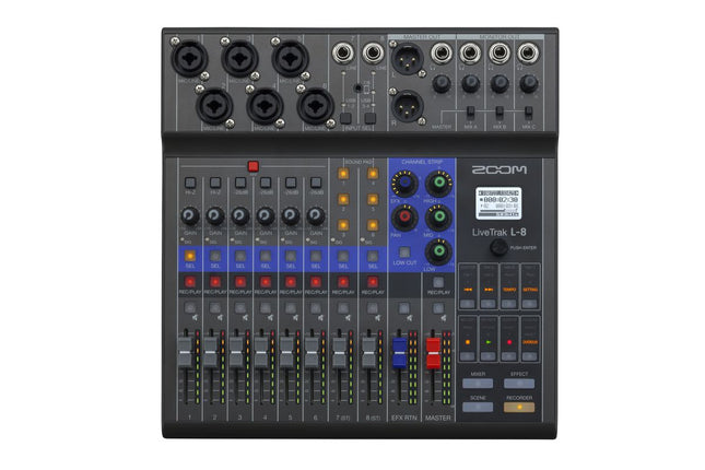 Zoom L-8 Livetrak Digital Mixer.