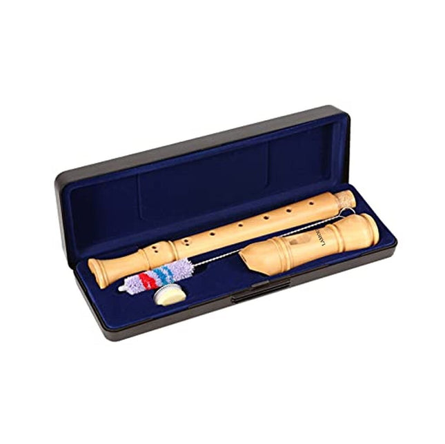 LAMOUR BAROQUE WOODEN RECORDER W/CASE.