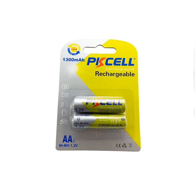 Ni-MH AA Battery 1300mAh-2B 2Pcs  1.2V.