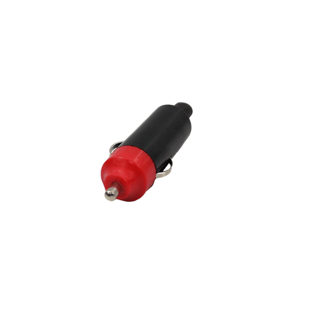 PCIGBK Male Cigarette Lighter Plugs Black and Red.