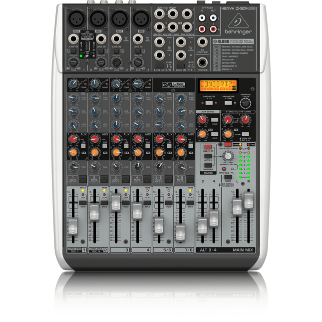 Behringer QX1204USB 12-Input 2/2-Bus Mixer,fastrak-sa.