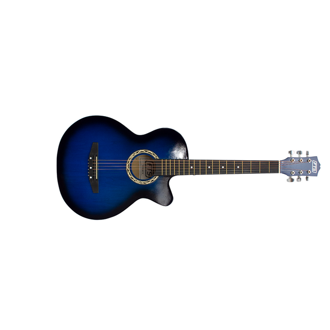 FTS-FA-380C-BL Full Size Cutaway Acoustic Guitar (Blue).