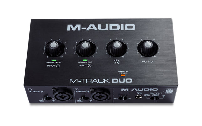 M-Audio MTRACKDUO USB Audio Interface.