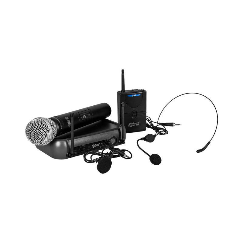 Hybrid Mini U DF Handheld Beltpack Wireless Microphone system