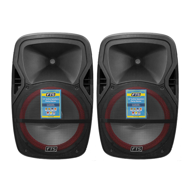 FTS Party Starter 15 15" 700W Active Speaker (Pair).